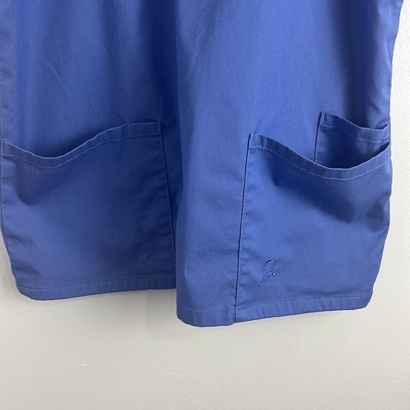 Jaanuu Purple Cotton Scrub Top - Picture 2 of 5